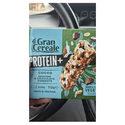 GranCereale protein bar with coconut, peanuts and chocolate, 112 g