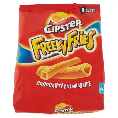 Cipster Картофельные снеки Freeky Fries мультипак, 5 шт, 125 г