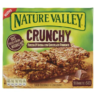Nature Valley батончик из овсяных хлопьев и темного шоколада, 210 г