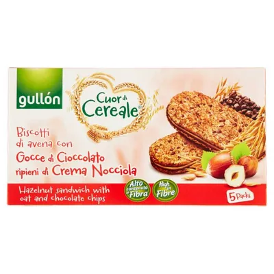 Gullón Cuor di Cereale с кремом из фундука, 220 г