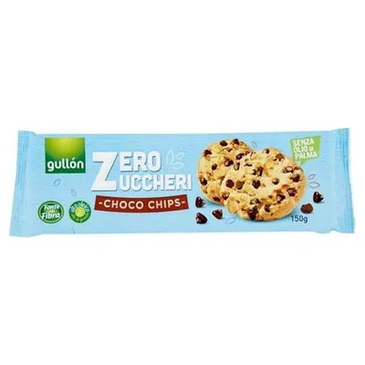 Gullón печенье с шоколадной крошкой без сахара Choco Chips Zero, 150 г