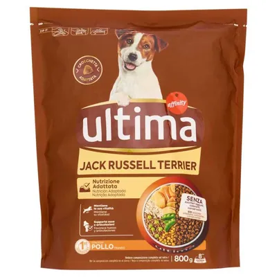 Ultima Dry Dog Food for Jack Russell with Chicken, 800 g
