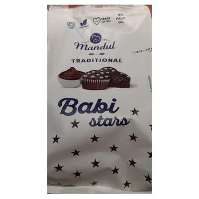 Mandul бисквитные пирожные Babi Stelline, 200 г