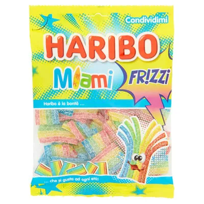 Haribo жевательный мармелад Miami Frizzi, 175 г
