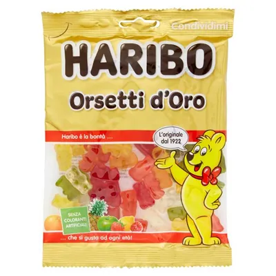 Haribo Жевательный мармелад Orsetti, 175 г