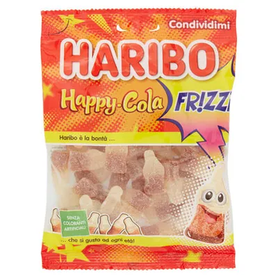 Haribo жевательный мармелад Happy Cola Frizzi, 175 г