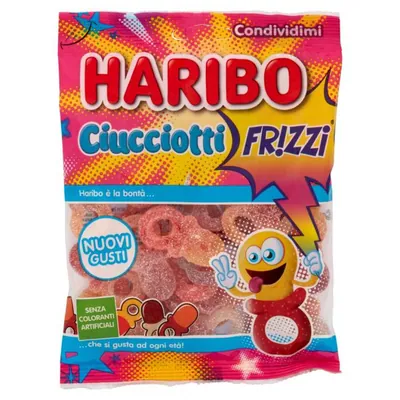 Haribo Жевательный мармелад Ciucciotti Frizzanti, 175 г