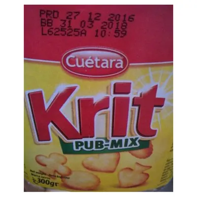 Cuétara Krit смесь соленых закусок Pub-Mix, 300 г