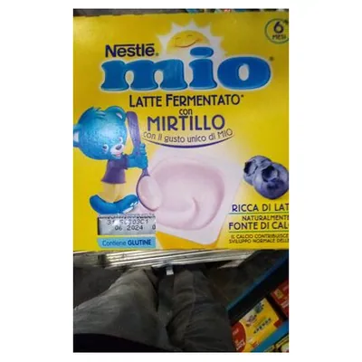 Nestlé Mio blueberry milk dessert, 100 g, 4 pcs.