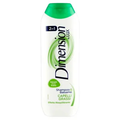 Dimension by Lux 2-in-1 shampoo and conditioner for oily hair, 250 ml