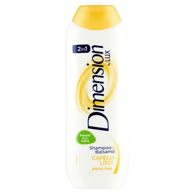 Dimension by Lux 2-in-1 shampoo & conditioner for straight hair, 250 ml