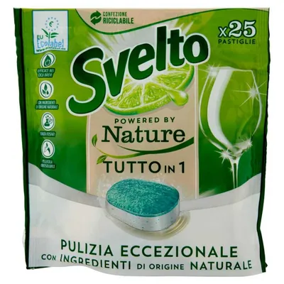 Svelto Таблетки для посудомоечной машины Всё в 1, 25 шт