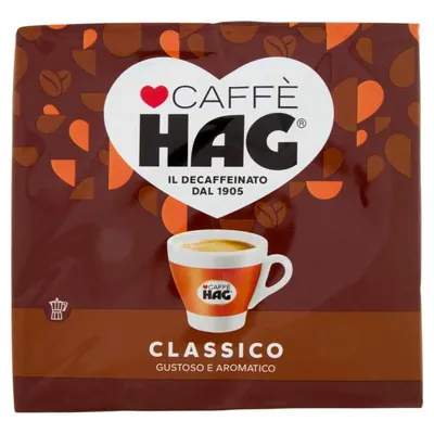Caffè HAG Кофе декофеинизированный Classico, 2 × 250 г
