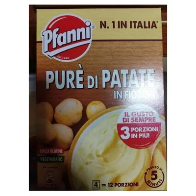Pfanni картофельное пюре в хлопьях, 4x75 г