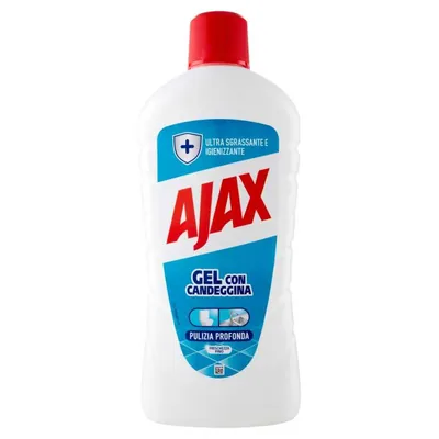 Ajax Гель для мытья полов Сосна с отбеливателем гигиенический, 1 л