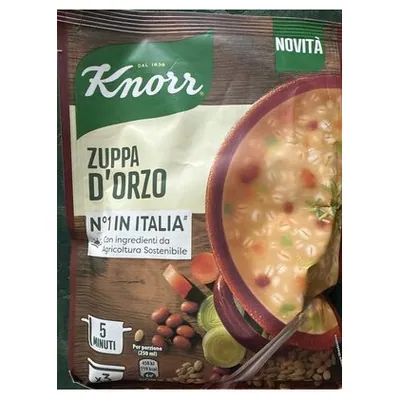 Knorr Zuppa d'Orzo barley soup, 105 g