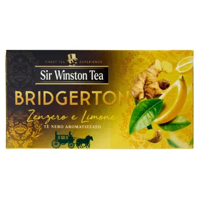 Sir Winston Tea Черный чай с имбирем и лимоном, 20 шт