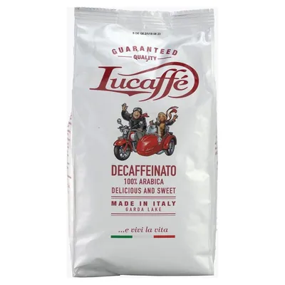 Lucaffé DECAFFEINATO, 500 г, в зёрнах