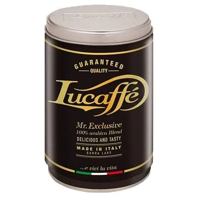 Lucaffé MR. EXCLUSIVE 100% Arabica Ground Coffee in Tin, 250 g