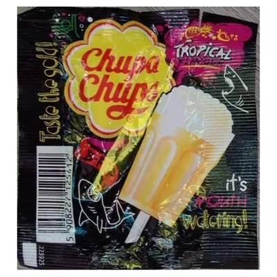 Chupa Chups леденцы на палочке 3D Tropical Drink, 15 г