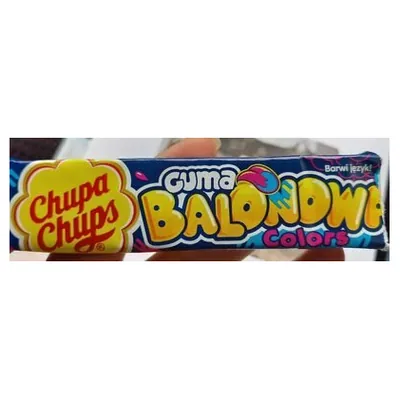 Chupa Chups жевательная резинка Bubble Gum Colors Stick, 27,6 г