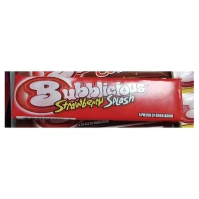 Bubblicious Strawberry chewing gum, 37 g