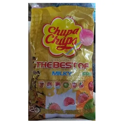 Chupa Chups леденцы на палочке The Best Of в пакете, 120 шт.