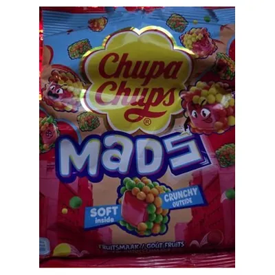 Chupa Chups леденцы на палочке Mads Fruits, 115 г