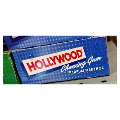 Hollywood Menthol chewing gum, 31 g