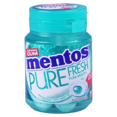 Mentos Wintergreen chewing gum, 30 pcs.