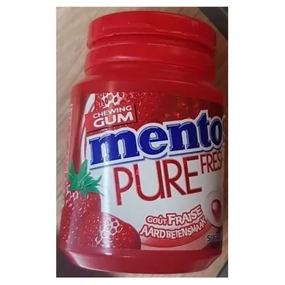 Mentos Strawberry chewing gum, 30 pcs.