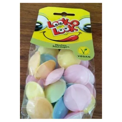LOL Fly Saucer wafer paper candy, assorted, 30 g
