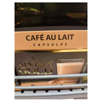 Aroma Gold Cafe Au Lait coffee capsules, 160 g