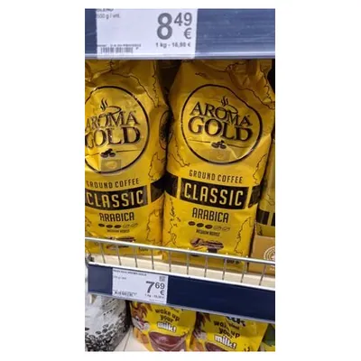 Aroma Gold Classic ground coffee, 500 g