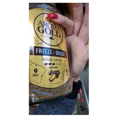 Aroma Gold кофе растворимый сублимированный, 200 г