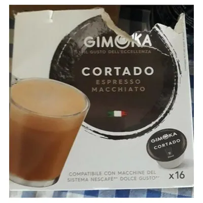 Gimoka Dolce Gusto Cortado coffee capsules, 16 caps, 100.8 g