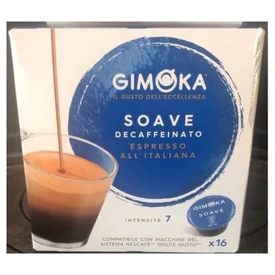 Gimoka кофе в капсулах Dolce Gusto Espresso Decaffeinato, 16 капсул, 112 г