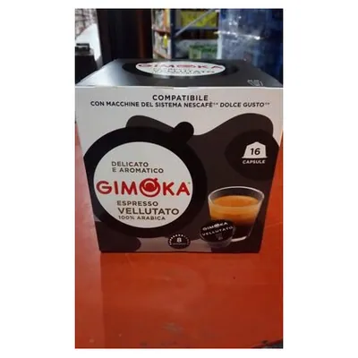 Gimoka кофе в капсулах Dolce Gusto Espresso Vellutato, 112 г (16 капсул)
