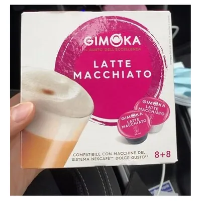 Gimoka Dolce Gusto Latte Macchiato drink capsules, 164 g (16 caps)