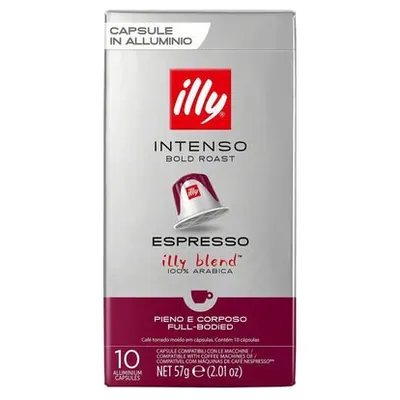 Illy кофе в капсулах Nespresso Intenso, 57 g