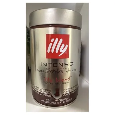 Illy Caffe Filtro Intenso ground coffee in tin, 250 g