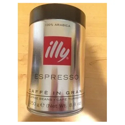 Illy кофе в зернах Intenso в жестяной банке, 250 г
