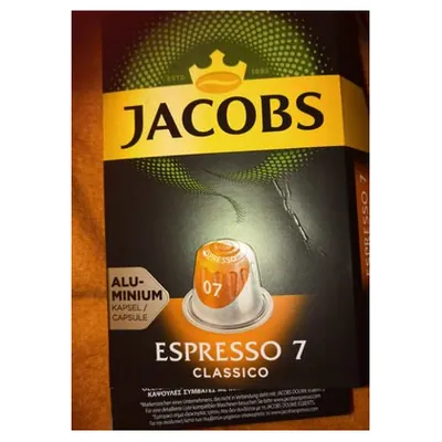 Jacobs Nespresso Espresso 7 Classico coffee capsules, 52 g