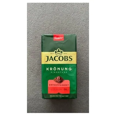 Jacobs кофе молотый без кофеина Krönung Entkoffeiniert, 500 г