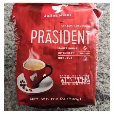 Julius Meinl кофе в зернах Präsident, 500 г