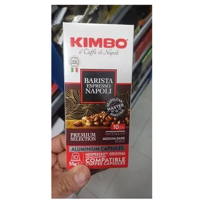Kimbo кофе в капсулах Nespresso Aluminium Napoli, 55 г (10 шт.)