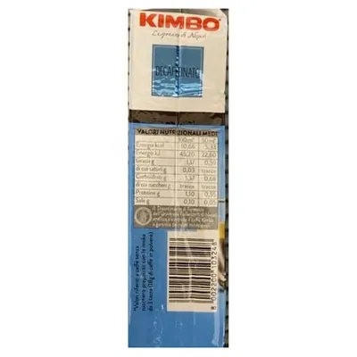 Kimbo кофе молотый без кофеина Decaf, 250 г