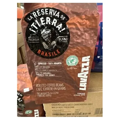 Lavazza Tierra Brazil 100% Arabica coffee beans, 1 kg