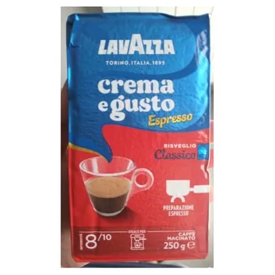 Lavazza Crema e Gusto Espresso ground coffee, 250 g