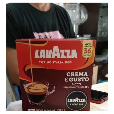 Lavazza кофе в капсулах A Modo Mio Crema e Gusto Ricco, 270 г